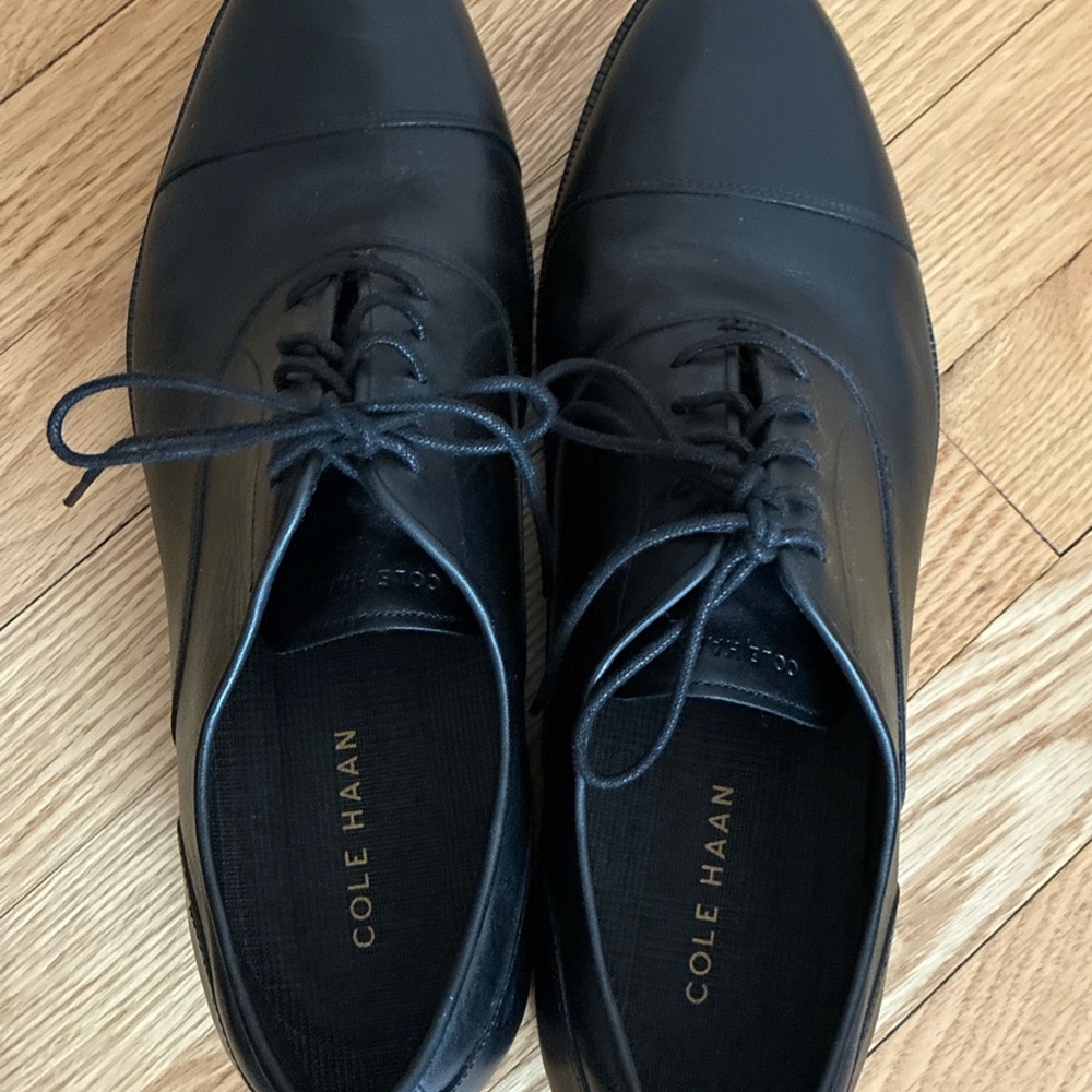 Cole Haan Men's Classic Black Oxfords
